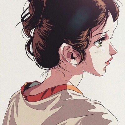 念七 复古动漫女生旧漫头