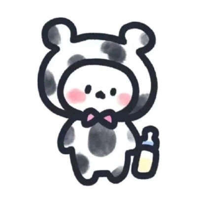 可爱卡通兔兔 手绘简笔画上色少女专用