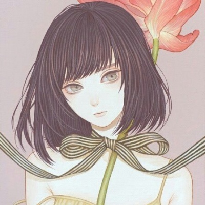 ?系少女手绘头像