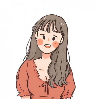 文艺萌甜美插画女生头像