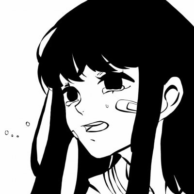 黑白女头像  好有个性啊