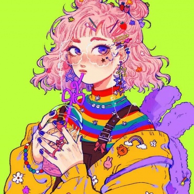 念七 动漫女生精致帅气头像