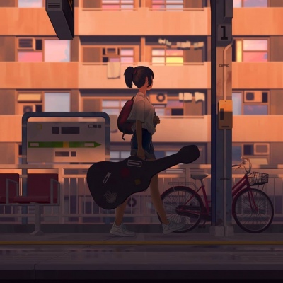 一个人走过春夏秋冬/画师：Sau /ins：by.sau ​