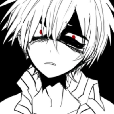 二次元丧系男头/黑白/