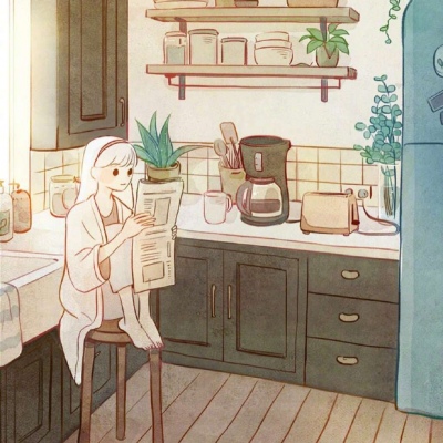 日常女生手绘头像