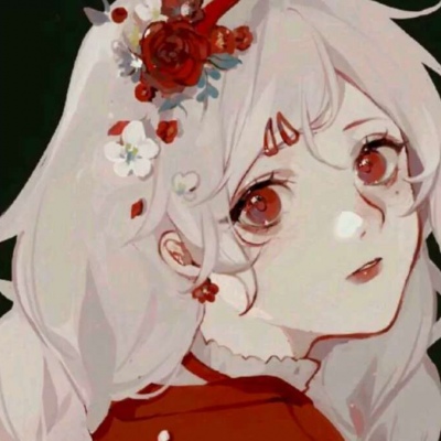 动漫头像／女生头像／我对你的喜欢就像拖拉机上山般轰轰烈烈.