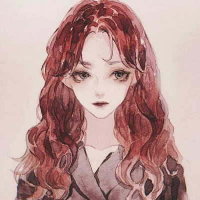 念七 动漫卡通手绘女生精致优雅头像