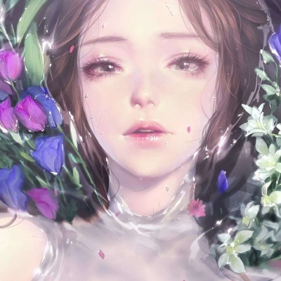 唐崎夜雨  二次元女生头像