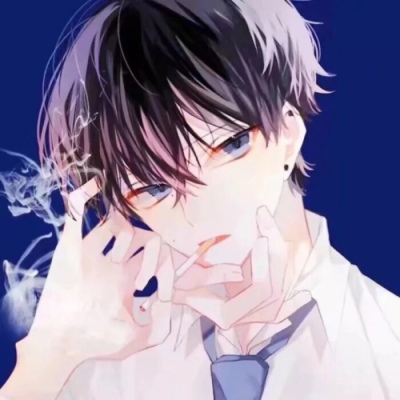 唐崎夜雨／二次元帅气简约男生头像