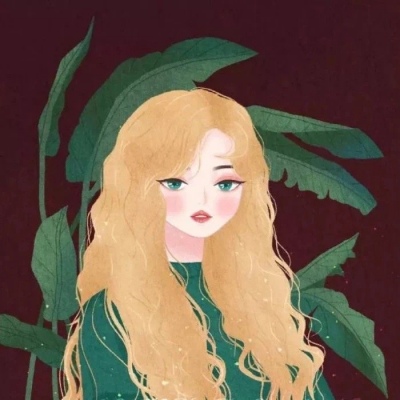 唯美艺术动漫女头