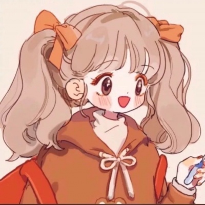 洛丽塔风女生插画闺蜜头像