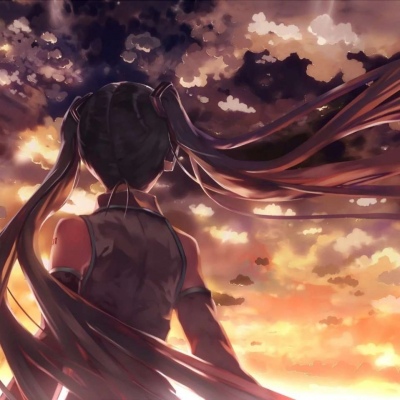 唐崎夜雨 二次元唯美自截女生头像