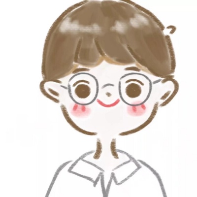 一对两张的可爱简单的动漫情侣狗头