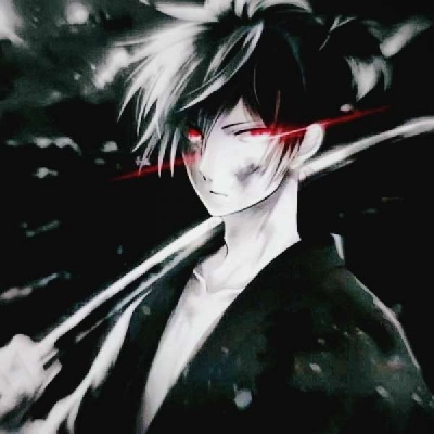 霸气黑白古风头像