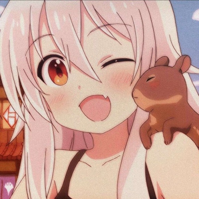 超级优质动漫女头像 粉色头发 可爱鬼 卡哇伊