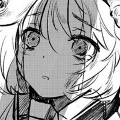 二次元动漫女头/丧/黑白