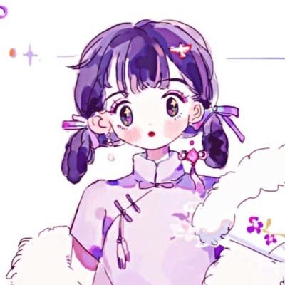 江孑 可爱卡通手绘二次元闺蜜头像