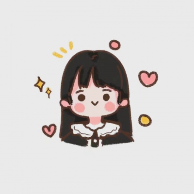 卡通情侣头像  2025年的幸运，就交给自己的努力吧。