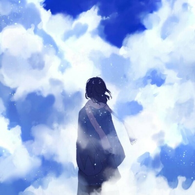 槿芜 蓝色系动漫女头 图源网络 侵删致歉