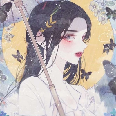 唐崎夜雨  二次元女生头像