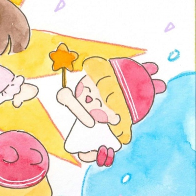 可爱小清新女生手绘头像