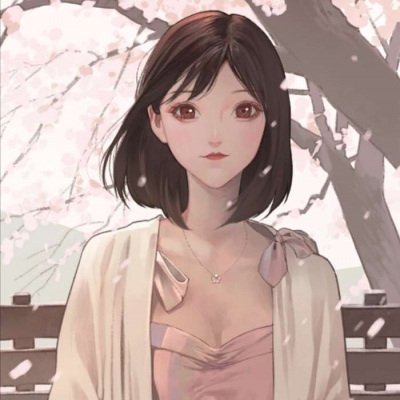 唐崎夜雨／手绘自截二次元女生头像  绘师：竹墨繁漪