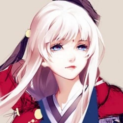 世间的温柔皆如干净的云朵和你./古风动漫女生头像/手绘/图源各处.