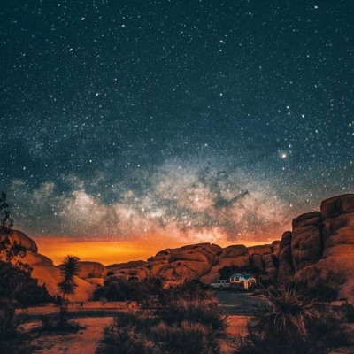 唯美星空头像背景图/摄影师LosAngelesArt ​​​