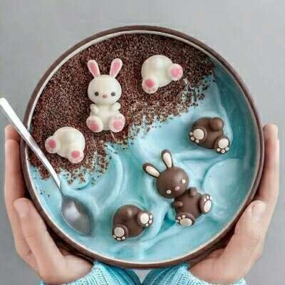 苏柒:唯美可爱背景图/想不想来一碗