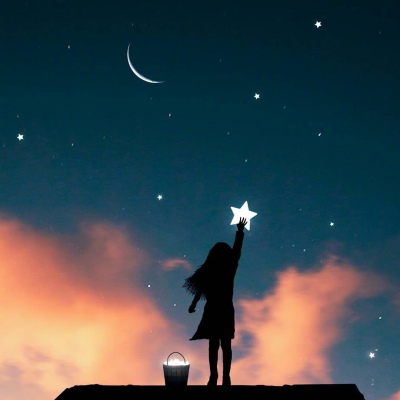 唯美星空背景图 宇宙山河浪漫 人间点滴温暖都值得我前进