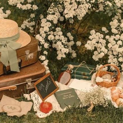 绿色 文艺 清新 风景 摄影  背景图