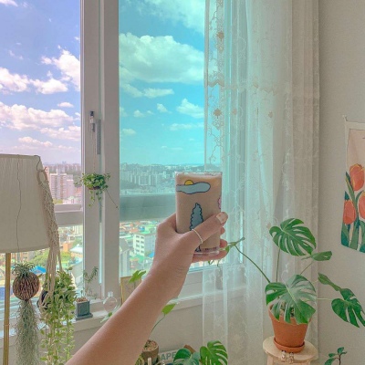 清新ins风. 朋友圈背景图