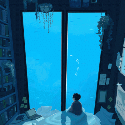 因为还要走很长很长的路，所以要心无旁骛的望着远方。