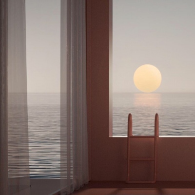 白灏宇:风景静物头像/唯美/海上生明月