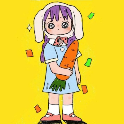 可爱卡通手绘小女孩微信头像