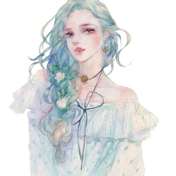 小清新意境女头/喜欢你是真的，回不了头也是真的。