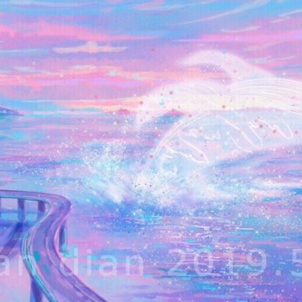 千鹤/插画作品/唯美壁纸/作者：王点点