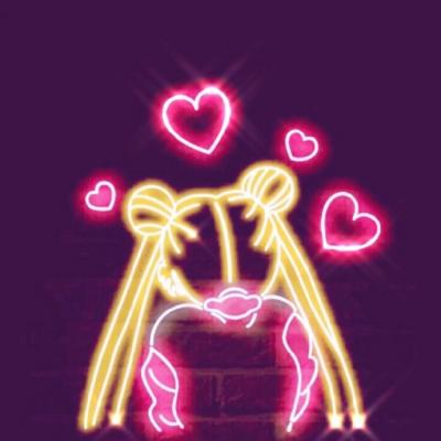 最时尚的霓虹灯微信头像大全  落在角落里的风景