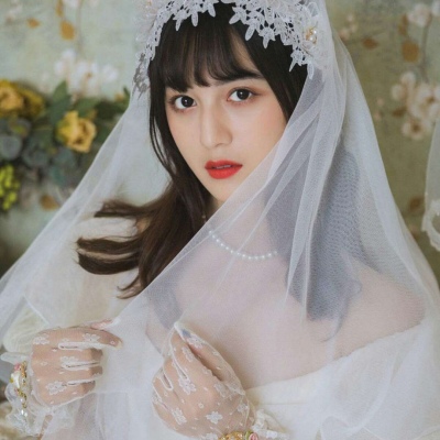 陈情｜优质婚纱头像 每个女孩子都是神明散落在人间的星星♡