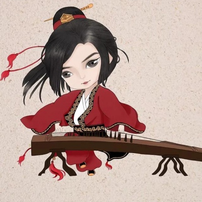 苏柒:古风乐器系列头像动漫版/你擅长什么乐器？