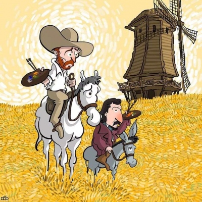 可爱大艺术家梵高小头像/今天是个可爱鬼