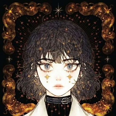 江孑 唯美精致手绘蝴蝶女头