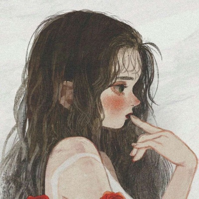 念七 小清新森系温柔女生动漫卡通手绘可爱头像