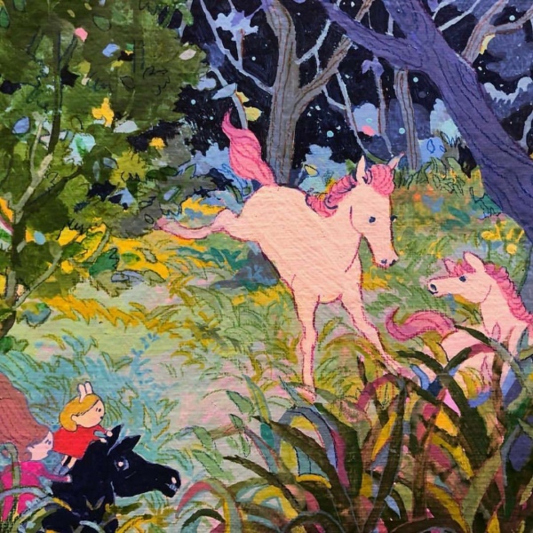 你是山间游离的精灵，我是代代守护你的神明