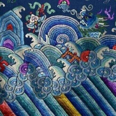 芯儿   中国传统吉祥纹  海水江岸纹