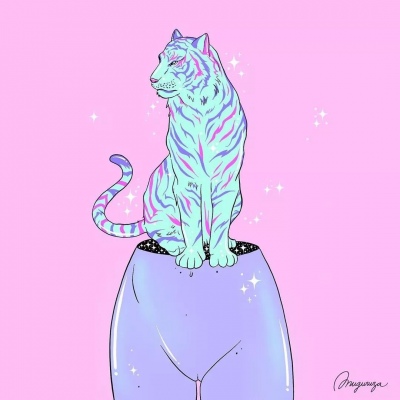 苏柒:抽象思维手绘背景图/我就是独一无二