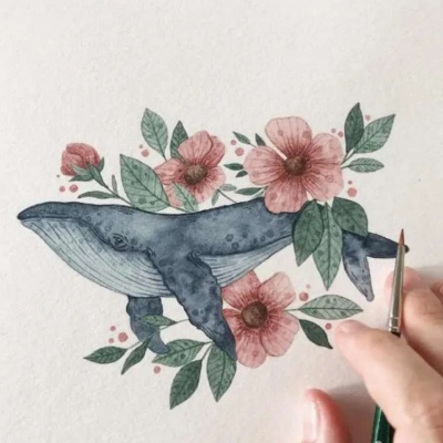 梦仙/一鲸落，万物生