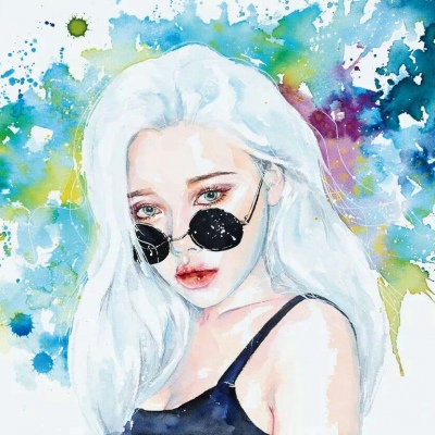 今日插画推荐：作者：超白大叔   质感无人能及的神仙水彩画