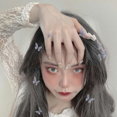 仙气蝴蝶装饰女头 少女的征途是星辰大海而绝非死于情