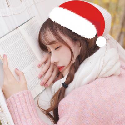 2025圣诞帽微信头像大全  提前祝大家merry christmas